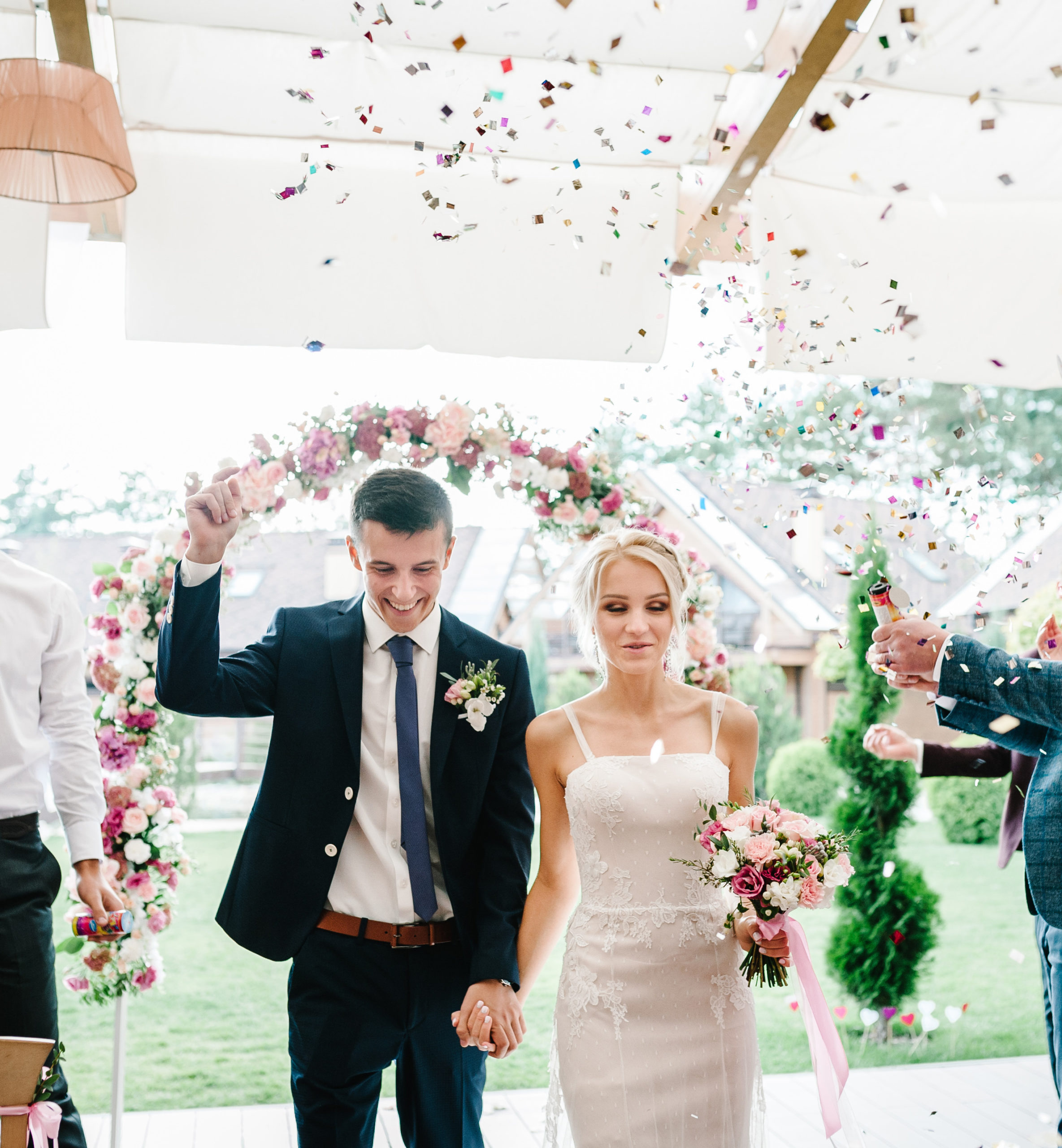 Newlyweds go through arch Refrigeration Solutions